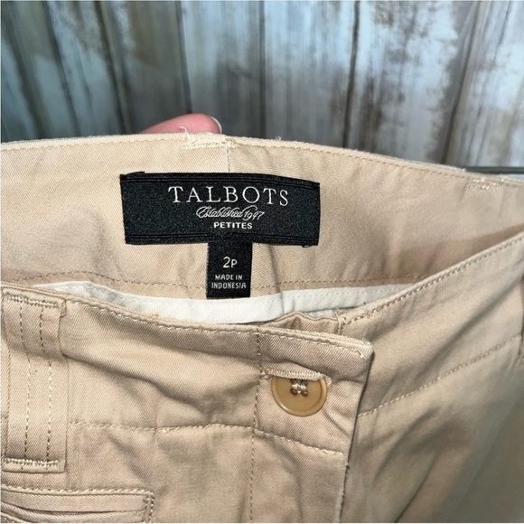 Talbots Khaki Boyfriend Pants - Picture 8 of 8